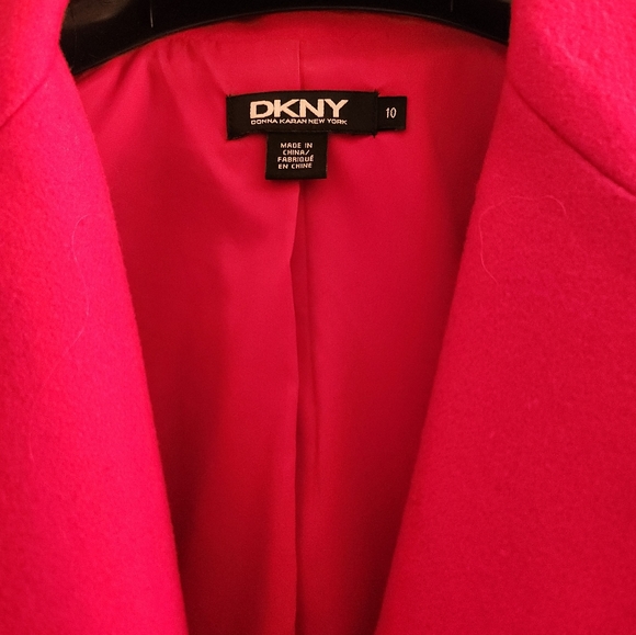 DKNY Pink Blazer, Sz 10 GUC - Picture 2 of 5